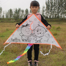 Load image into Gallery viewer, delta DIY painting cartoon Kite
