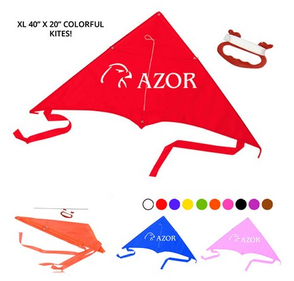 one color printing delta logo kite