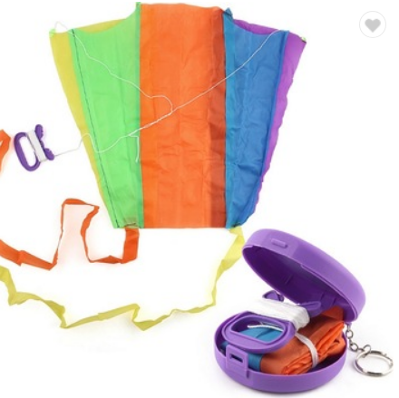 rainbow logo pocket kite with lables